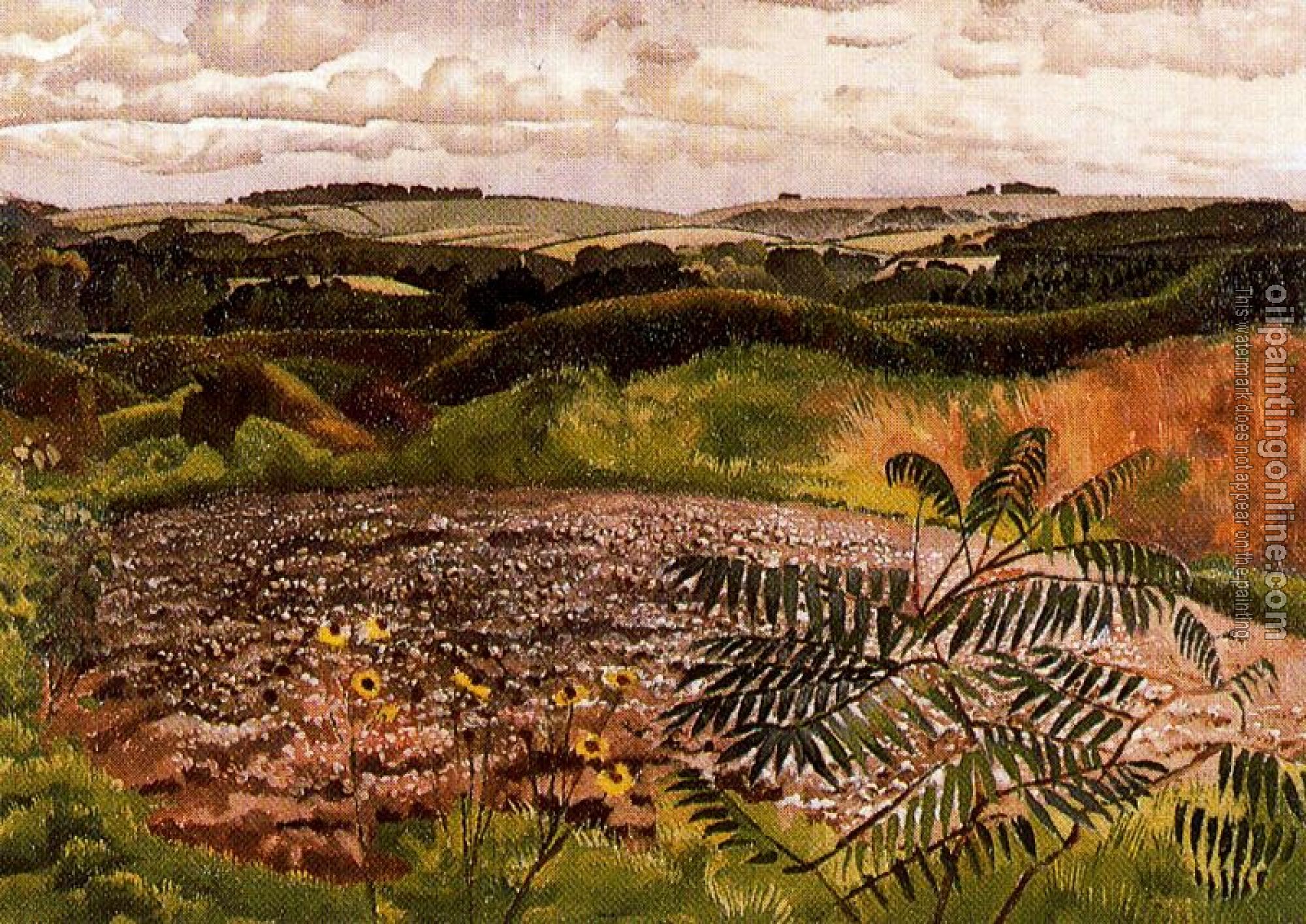 Stanley Spencer - Landscape, Burghclere